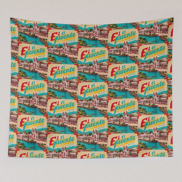 Item preview, El Fuerte Sinaloa Mexico Magic Town Vintage Travel Tourism designed and sold by TravelersGems.