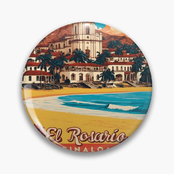 Item preview, El Rosario Sinaloa Mexico Magic Town Vintage Travel Tourism designed and sold by TravelersGems.