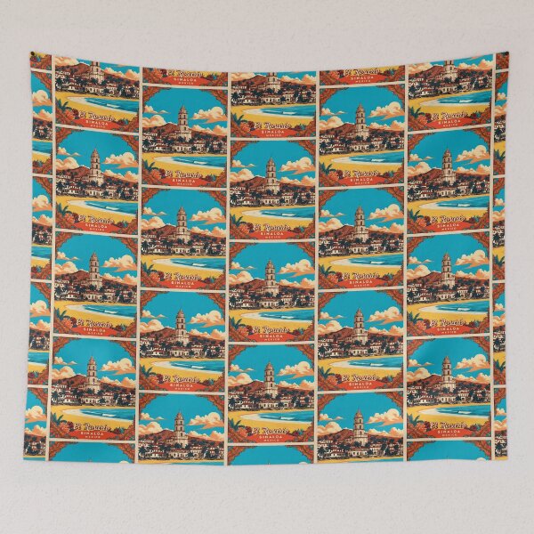 Item preview, El Rosario Sinaloa Mexico Magic Town Vintage Travel Tourism designed and sold by TravelersGems.