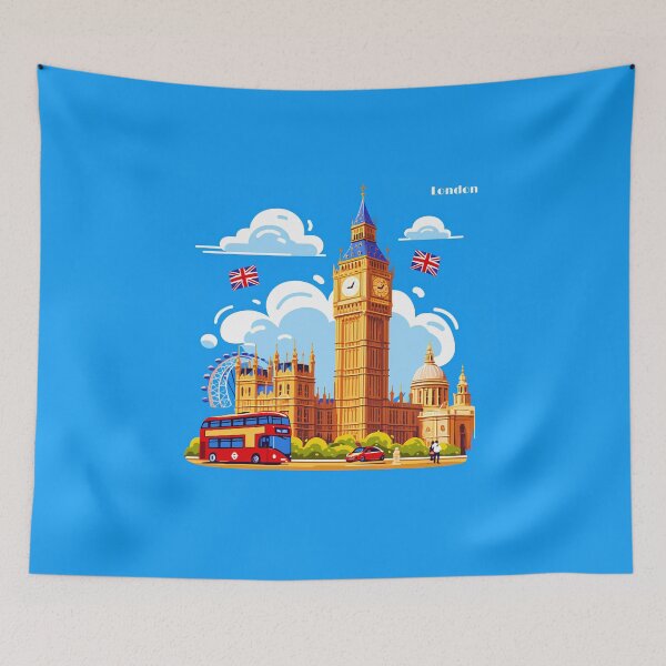 Item preview, Playful London Landmarks designed and sold by Windy-market.