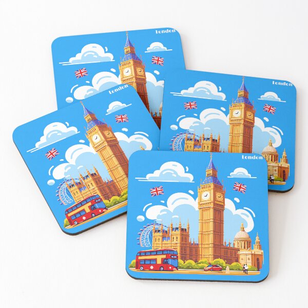 Item preview, Playful London Landmarks designed and sold by Windy-market.