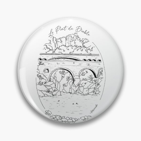 Item preview, Illustration Pont-du-Diable designed and sold by Marich-m.
