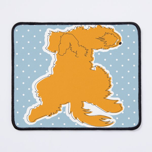 Item preview, Cockapoo Labradoodle Fluffy Dog Bella Orange designed and sold by Claire Frame.
