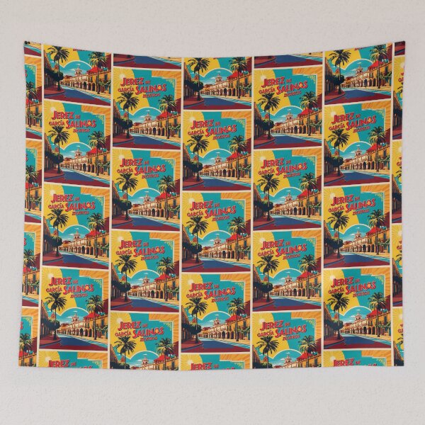 Item preview, Jerez de Garcia Salinas Zacatecas Mexico Magic Town Vintage Travel Tourism designed and sold by TravelersGems.