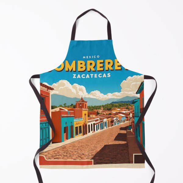 Item preview, Sombrerete Zacatecas Mexico Magic Town Vintage Travel Tourism designed and sold by TravelersGems.