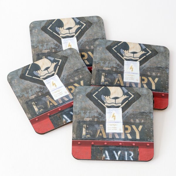 Item preview, Weathered railway coal wagon logo and text designed and sold by Richard Flint.