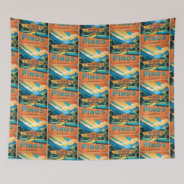 Item preview, Pinos Zacatecas Mexico Magic Town Vintage Travel Tourism designed and sold by TravelersGems.
