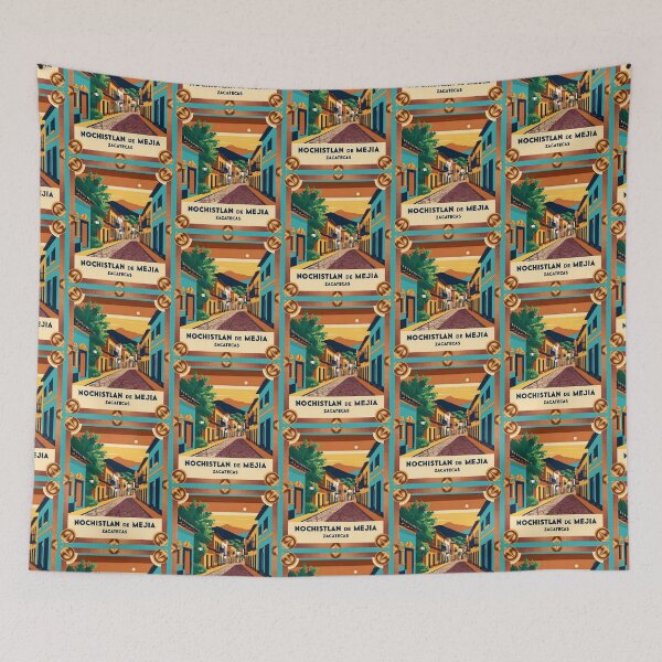 Item preview, Nochistlan de Mejia Zacatecas Mexico Magic Town Vintage Travel Tourism designed and sold by TravelersGems.