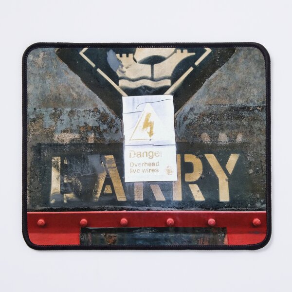 Item preview, Weathered railway coal wagon logo and text designed and sold by Richard Flint.
