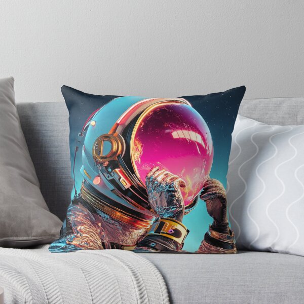 Artikelvorschau, Ein farbenfroher Astronaut im Weltraum entworfen und verkauft von MakroCro.