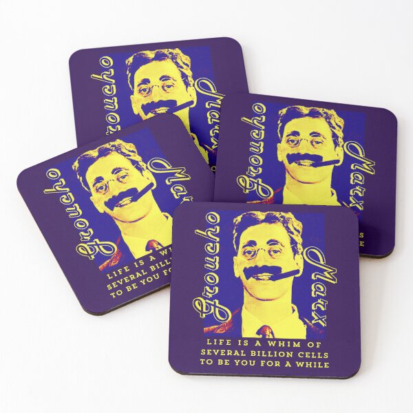 Item preview, Groucho Marx quote: life is a whim of several billion cells to be you for a while designed and sold by artbleed.
