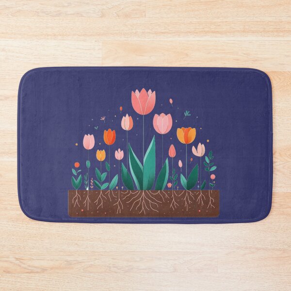 Item preview, Tulip colorful growing from soil designed and sold by Nanthanon.