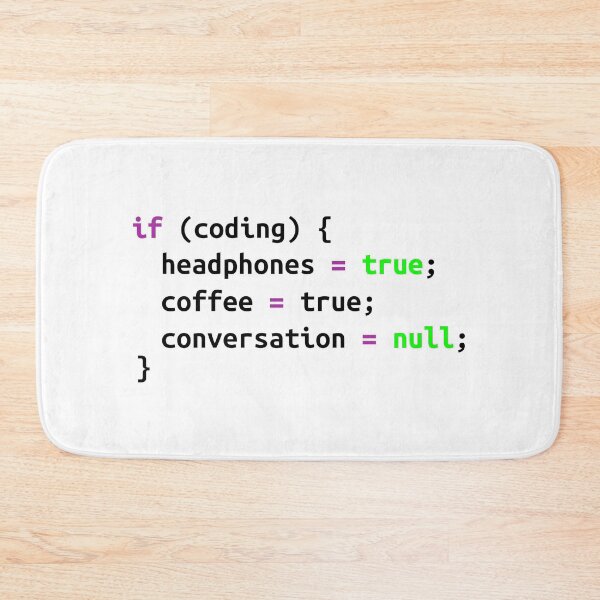 Artikelvorschau, Code-Meme 1 (weißer Hintergrund) entworfen und verkauft von DreamPrintPro.