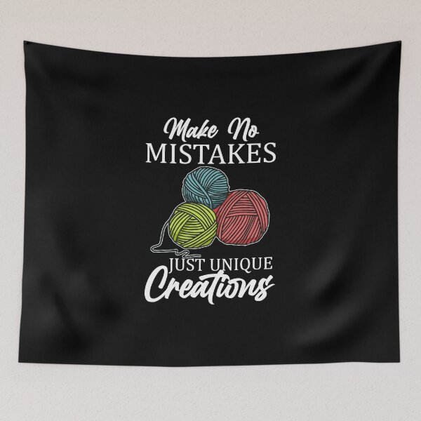 Artikelvorschau, Knitting Mistakes Yarn Handcraft Skilled Knitting Knitter Lover entworfen und verkauft von farhanhafeez.