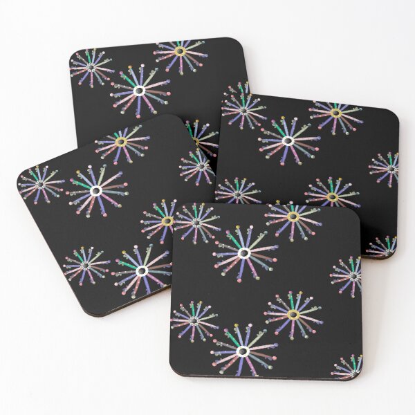 Item preview, colorful abstract flowers from pens designed and sold by NB-Artmagic.