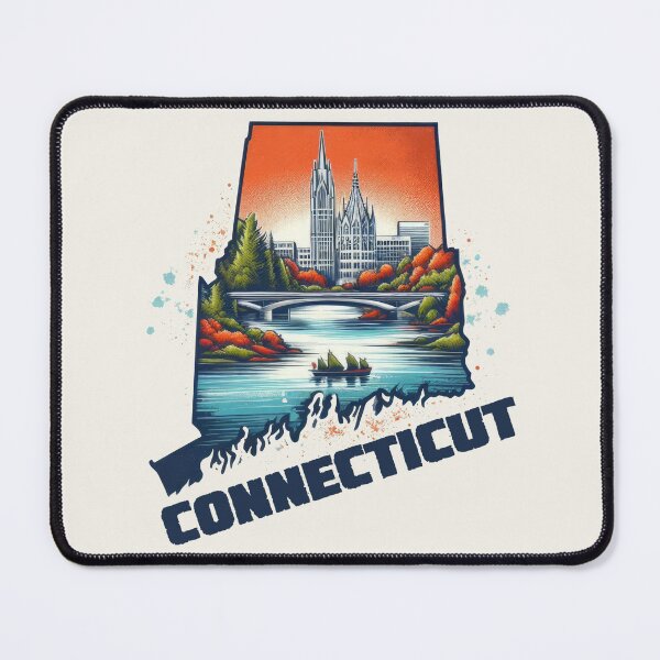 Item preview, CONNECTICUT United States of America, artistic shape designed and sold by Margival.