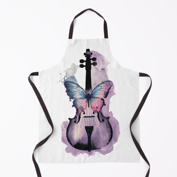 Item preview, a beautiful butterfly within violin's silhouette designed and sold by 123ks.
