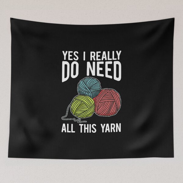 Artikelvorschau, Need Yarn Handcraft Skilled Knitting Knitter Lover entworfen und verkauft von farhanhafeez.