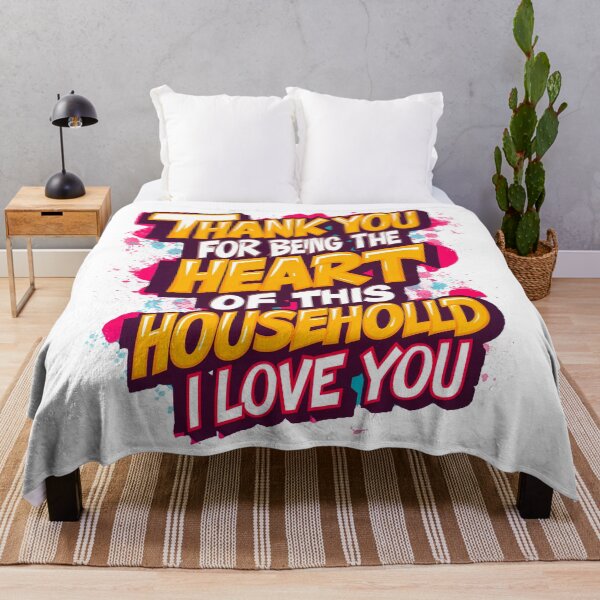 Item preview, Thank You for Being the Heart of This Household - I Love You designed and sold by Satis Sukram.