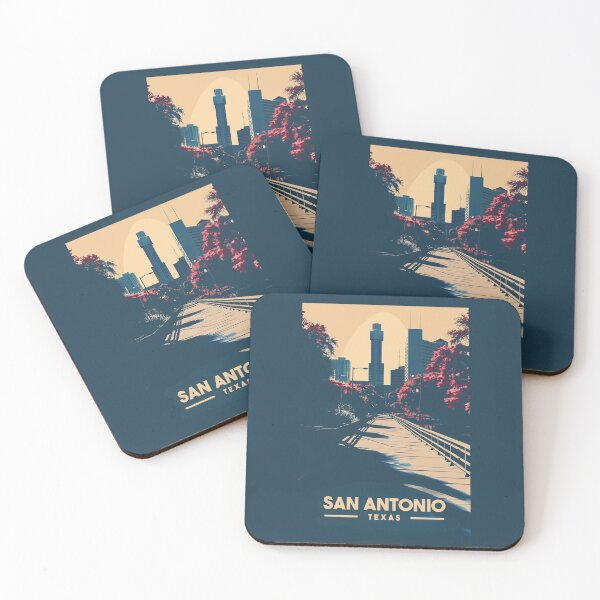 Item preview, A Vintage Travel Art of San Antonio - Texas   designed and sold by GoodOldVintage.