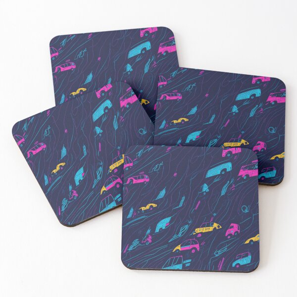 Item preview, Neon Vehicle Patterns designed and sold by Daniel Haddad.