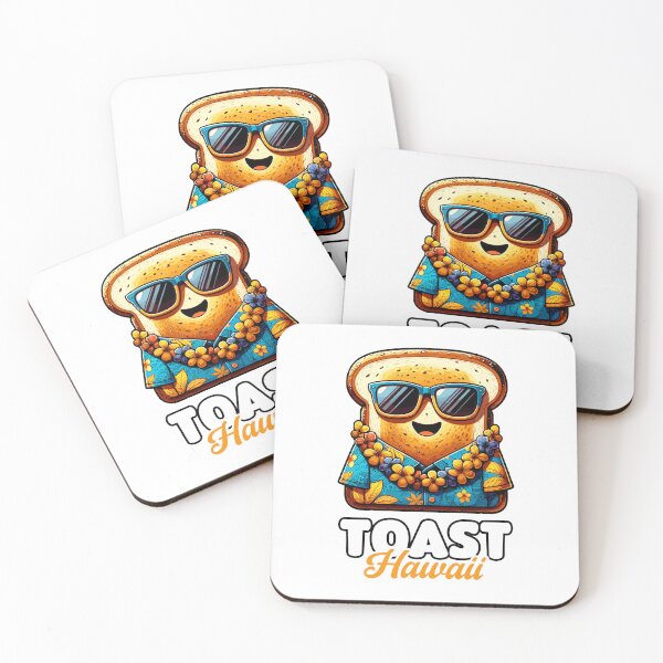 Item preview, Toast Hawaii – Bread with Sunglasses and Hawaiian Shirt designed and sold by Infinitee8hirts.