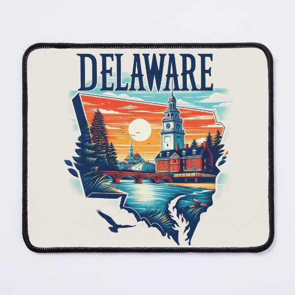 Item preview, DELAWARE United States of America, artistic shape designed and sold by Margival.
