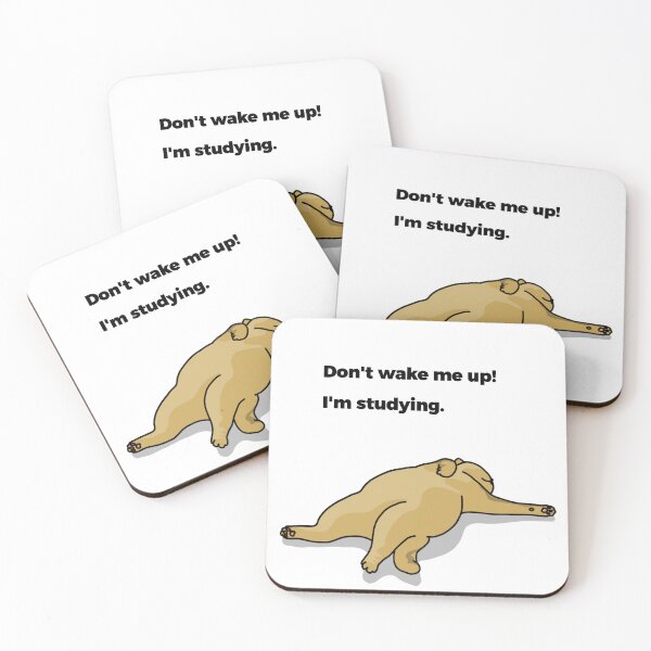 Item preview, Don't wake me up! I'm studying. designed and sold by SHOPPING BUDDY.