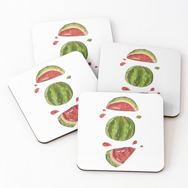 Item preview, Watercolor fruity watermelon designed and sold by loulou-artifex.
