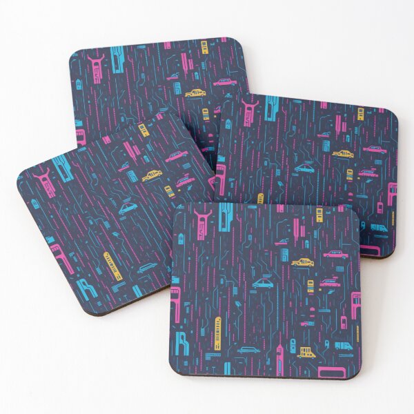 Item preview, Urban Neon Grid designed and sold by Daniel Haddad.