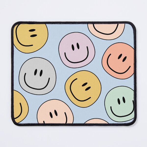 Item preview, Cute Smiley Aesthetic Blue designed and sold by Fairyflair Co.
