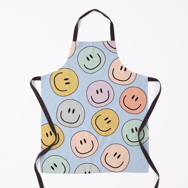 Item preview, Cute Smiley Aesthetic Blue designed and sold by Fairyflair Co.
