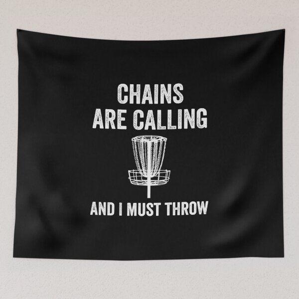 Item preview, Funny Disc Golf Chains are Calling and I Must Throw Frolf Folf designed and sold by farhanhafeez.