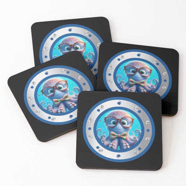 Item preview, Octopus In The Porthole Funny Gifts For Kids designed and sold by TestudoDesign.