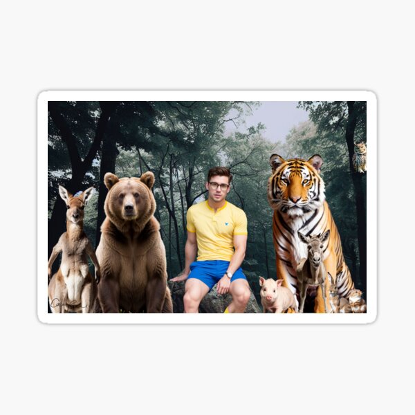 Chris and Friends Sticker