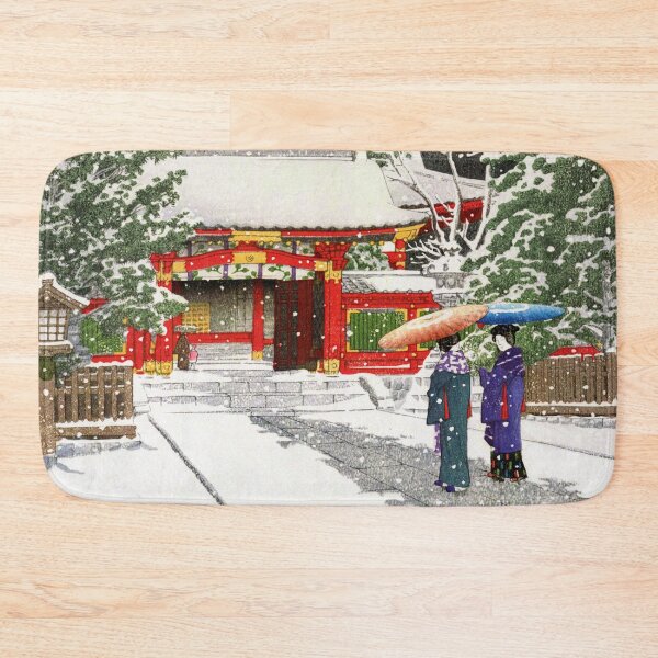 Artikelvorschau, Schnee am Hie-Schrein von Kawase Hasui entworfen und verkauft von Takeda-art.