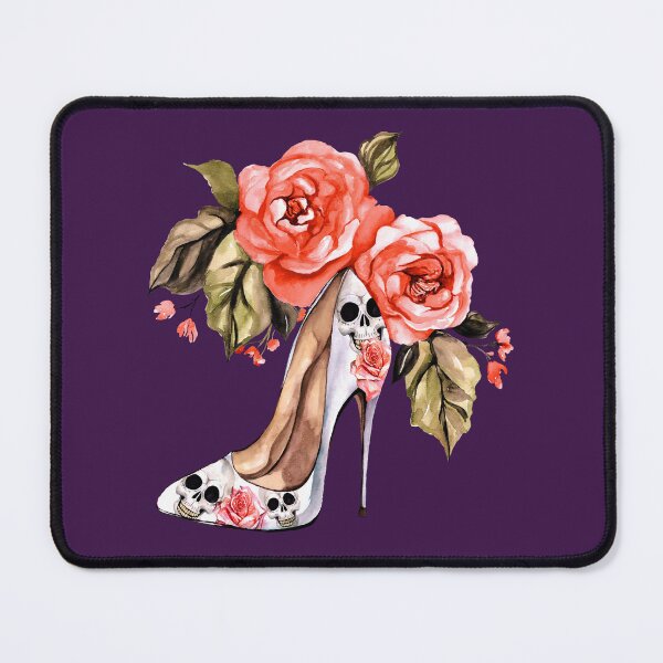 Item preview, Floral Halloween High Heel designed and sold by papierquarell.