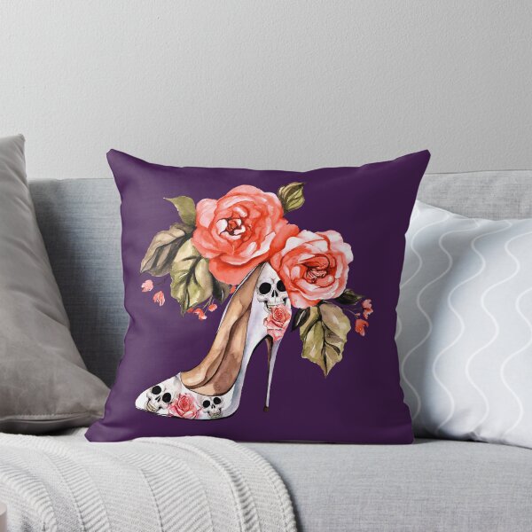 Item preview, Floral Halloween High Heel designed and sold by papierquarell.