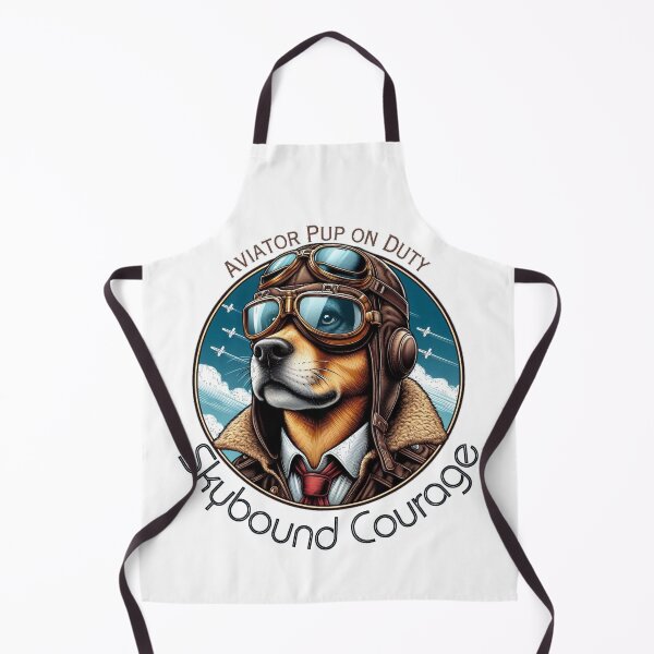 Item preview, heroic dog - Skybound Courage - Aviator Pup on Duty designed and sold by Iden-store.