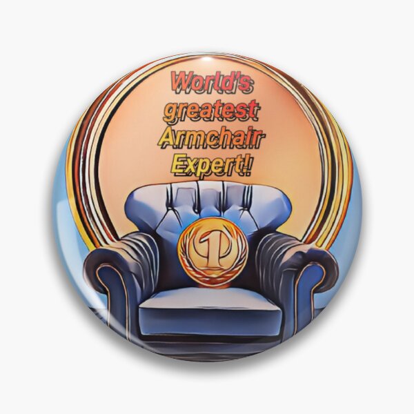 Item preview, World's greatest Armchair Expert greeting card designed and sold by JustforLaughs1.