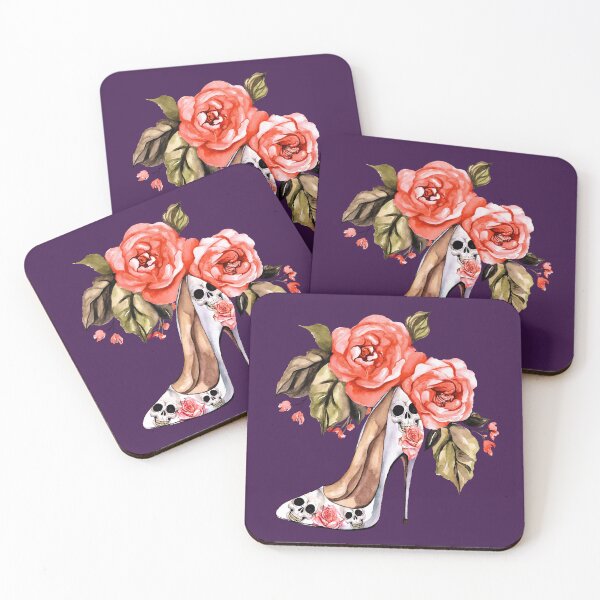 Item preview, Floral Halloween High Heel designed and sold by papierquarell.