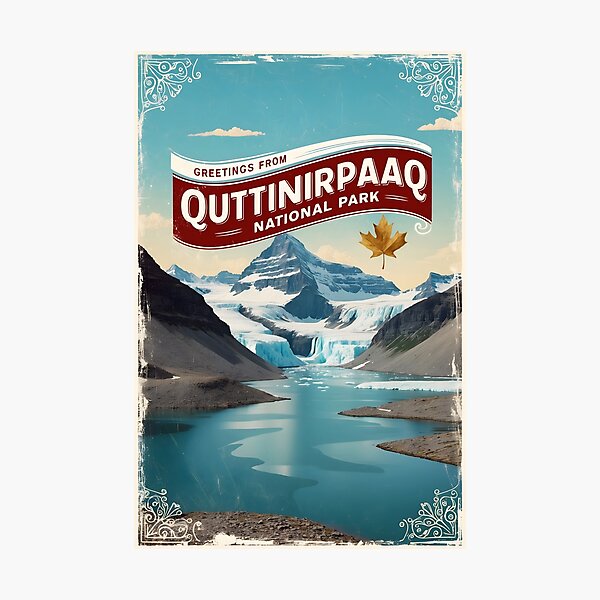Item preview, Quttinirpaaq National Park Canada Post Card designed and sold by TravelPostcardGems.
