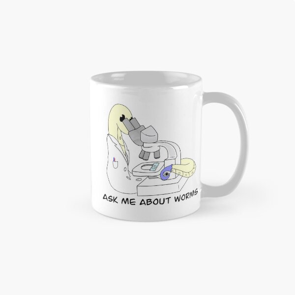 Item preview, Ask Me About Worms Doctor C elegans Microscope designed and sold by Dr Wormy.