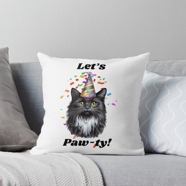 Item preview, Party Cat Keith - "Let's Paw-ty!" Celebration Design designed and sold by zwrohn.