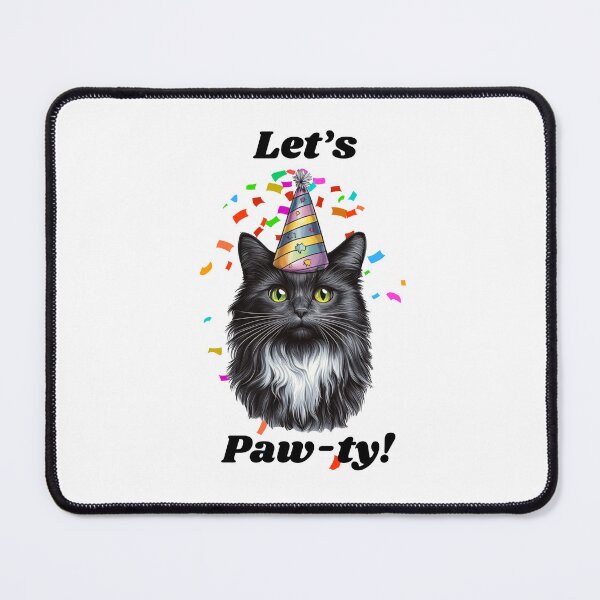 Item preview, Party Cat Keith - "Let's Paw-ty!" Celebration Design designed and sold by zwrohn.