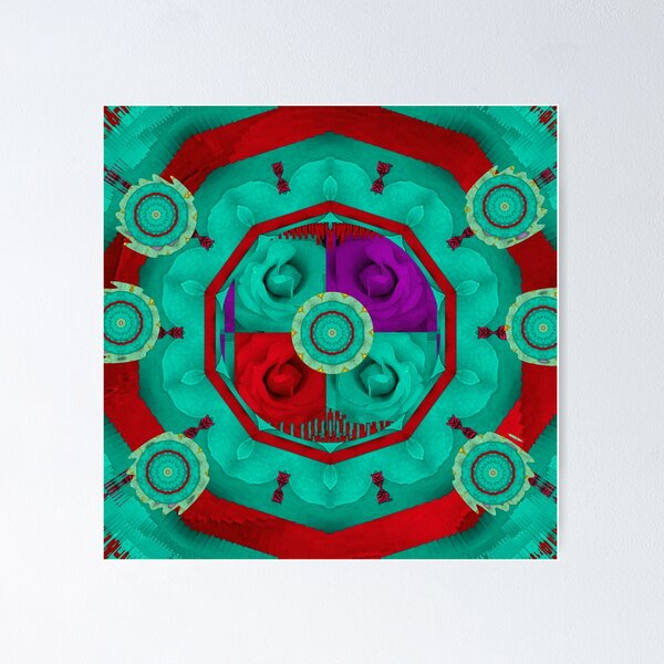 Item preview, Roses in Popart designed and sold by Pepita Selles.