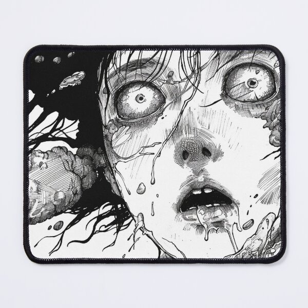 Item preview, shattered silence – black and white horror manga anime girl designed and sold by ForsakenFrames.