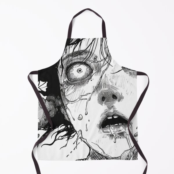 Item preview, shattered silence – black and white horror manga anime girl designed and sold by ForsakenFrames.