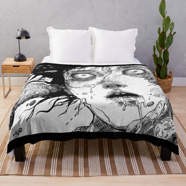 Item preview, shattered silence – black and white horror manga anime girl designed and sold by ForsakenFrames.