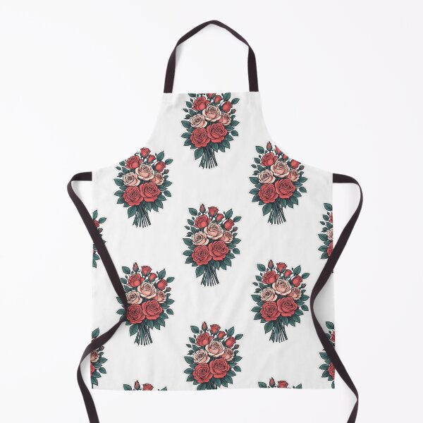 Item preview, Red Pink Rose Bouquet Flowers Sticker designed and sold by Inkwell grove.